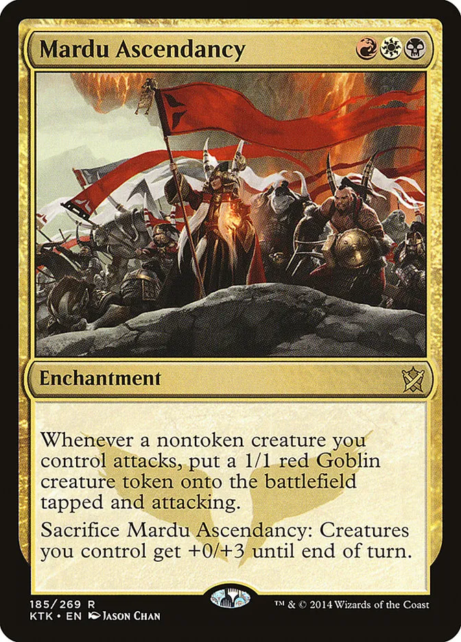 2014 Khans of Tarkir Mardu Ascendancy rare #185 rare card image