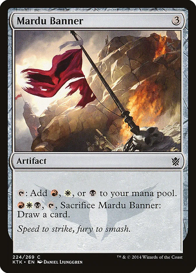 2014 Khans of Tarkir Mardu Banner #224 common card image