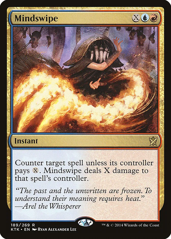 2014 Khans of Tarkir Mindswipe rare #189 rare card image