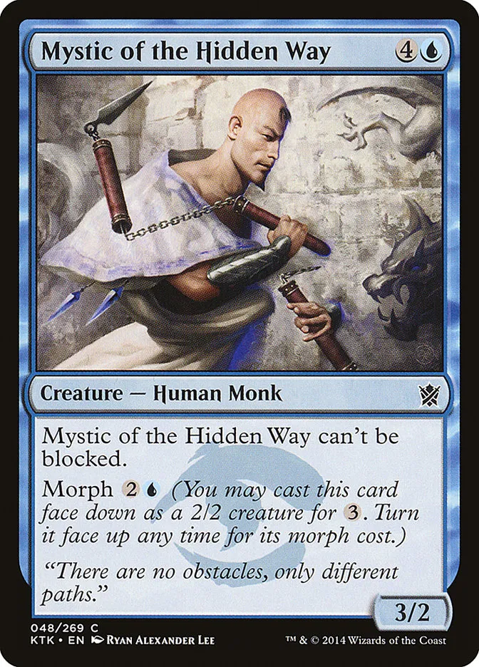 2014 Khans of Tarkir Mystic of the Hidden Way common #48 common card image