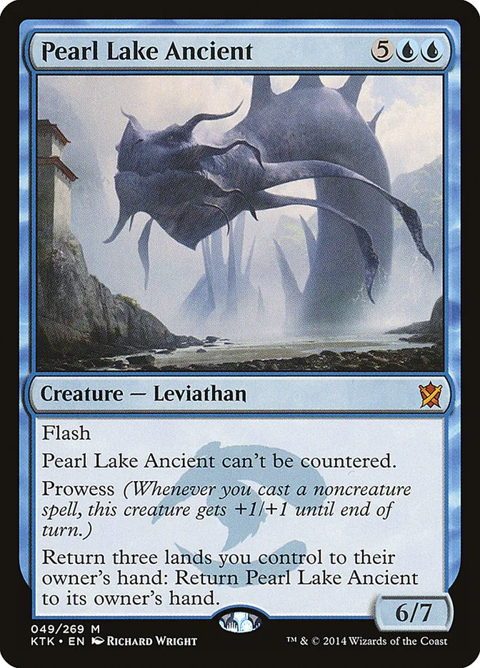 2014 Khans of Tarkir Pearl Lake Ancient mythic #49 mythic card image