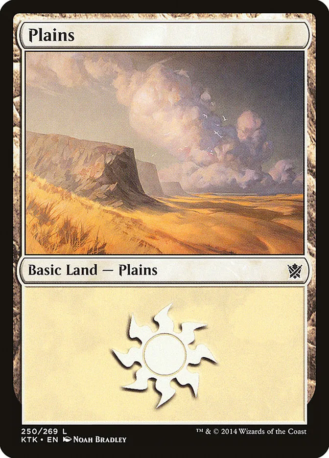 2014 Khans of Tarkir Plains #250 common card image