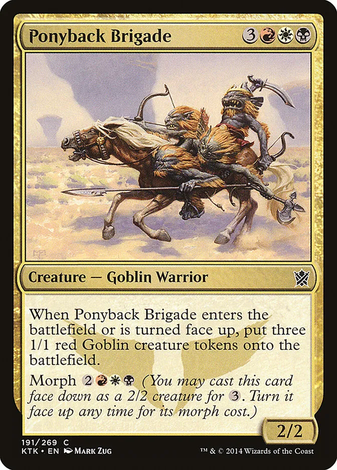 2014 Khans of Tarkir Ponyback Brigade #191 common card image