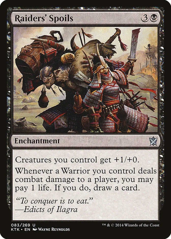 2014 Khans of Tarkir Raiders' Spoils #83 uncommon card image