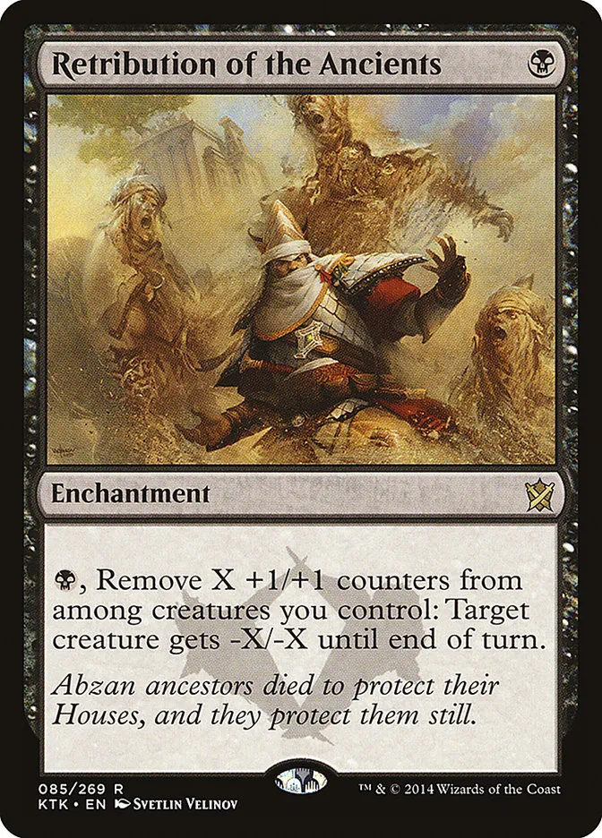 2014 Khans of Tarkir Retribution of the Ancients rare #85 rare card image
