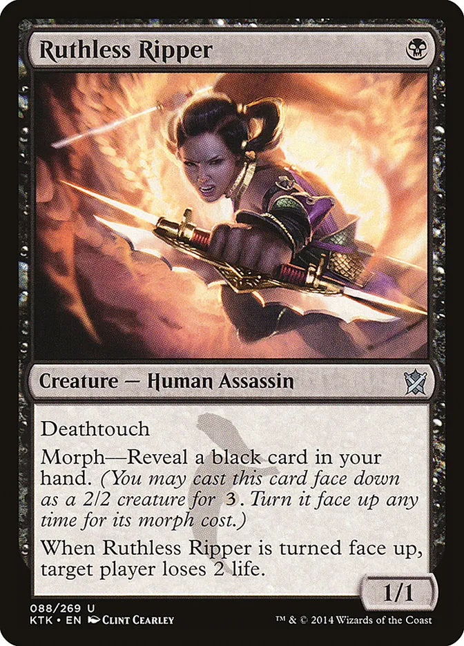 2014 Khans of Tarkir Ruthless Ripper #88 uncommon card image