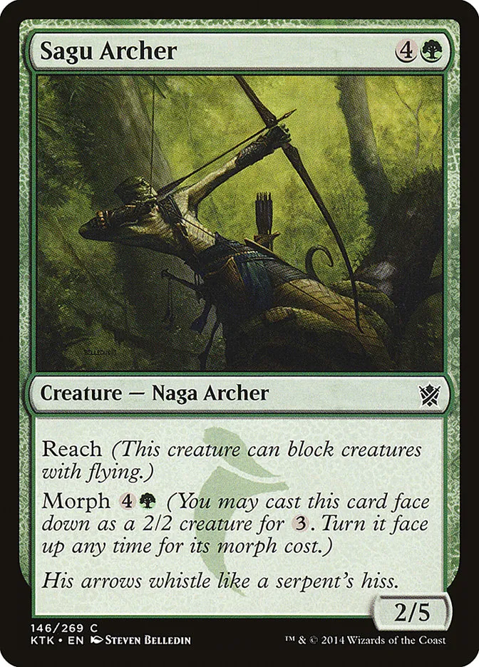 2014 Khans of Tarkir Sagu Archer #146 common card image