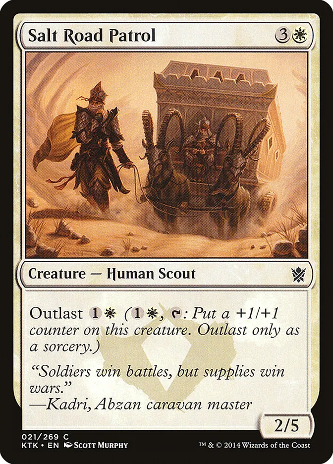 2014 Khans of Tarkir Salt Road Patrol common #21 common card image
