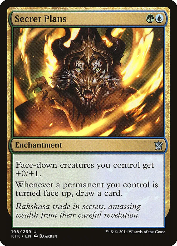 2014 Khans of Tarkir Secret Plans #198 uncommon card image