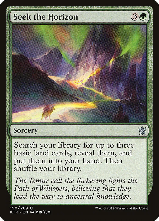 2014 Khans of Tarkir Seek the Horizon #150 uncommon card image