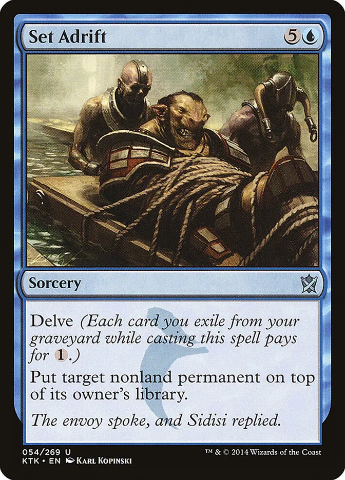 2014 Khans of Tarkir Set Adrift uncommon #54 uncommon card image