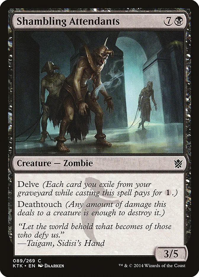 2014 Khans of Tarkir Shambling Attendants #89 common card image