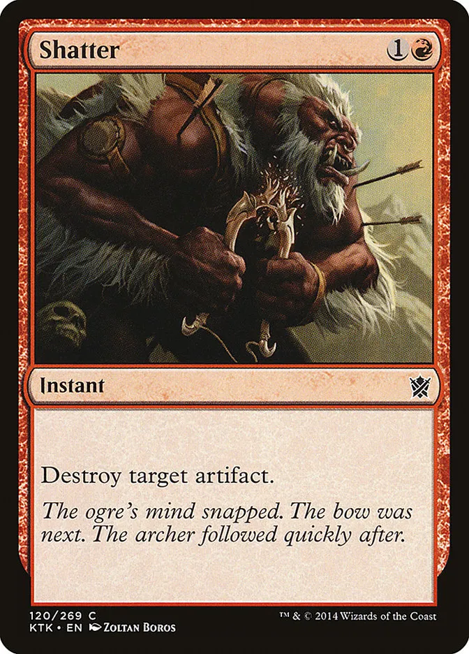 2014 Khans of Tarkir Shatter #120 common card image