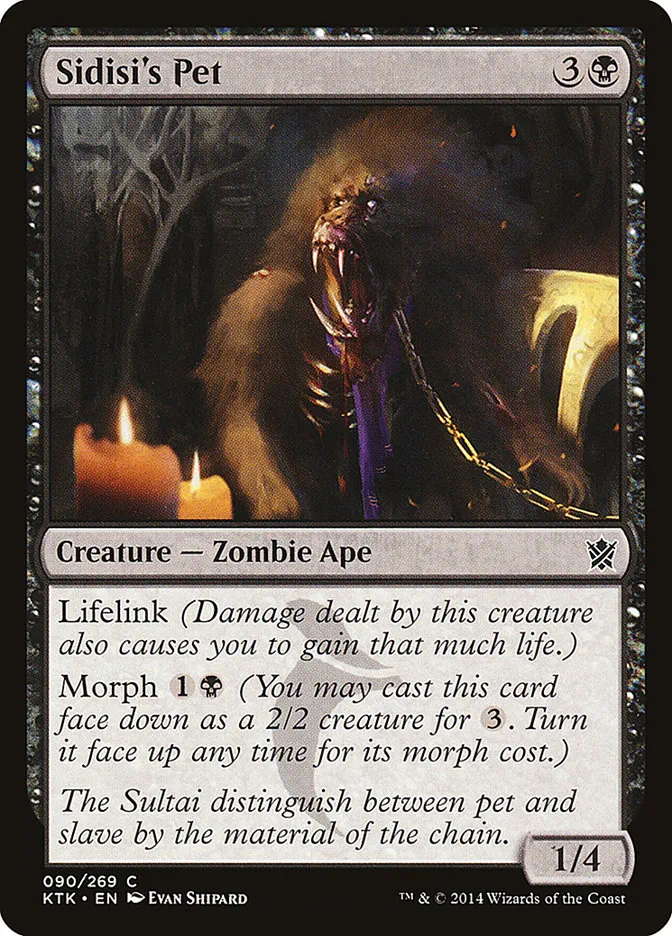 2014 Khans of Tarkir Sidisi's Pet #90 common card image