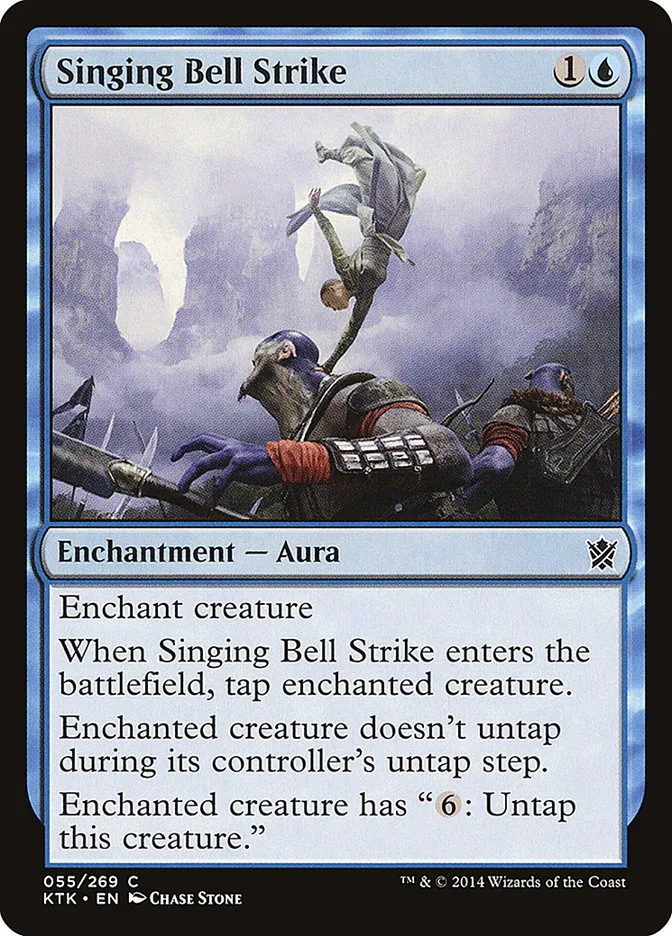2014 Khans of Tarkir Singing Bell Strike common #55 common card image