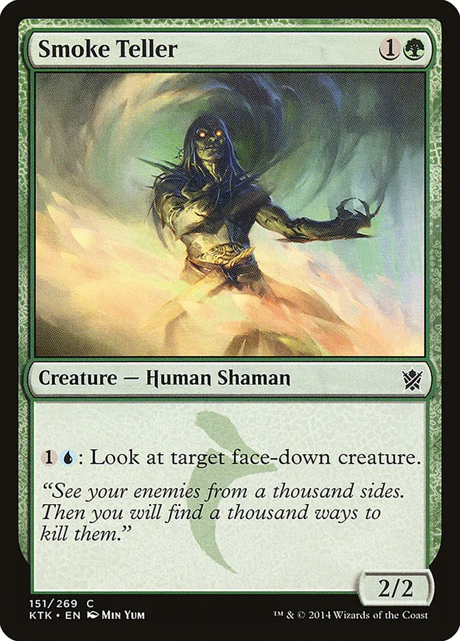 2014 Khans of Tarkir Smoke Teller #151 common card image