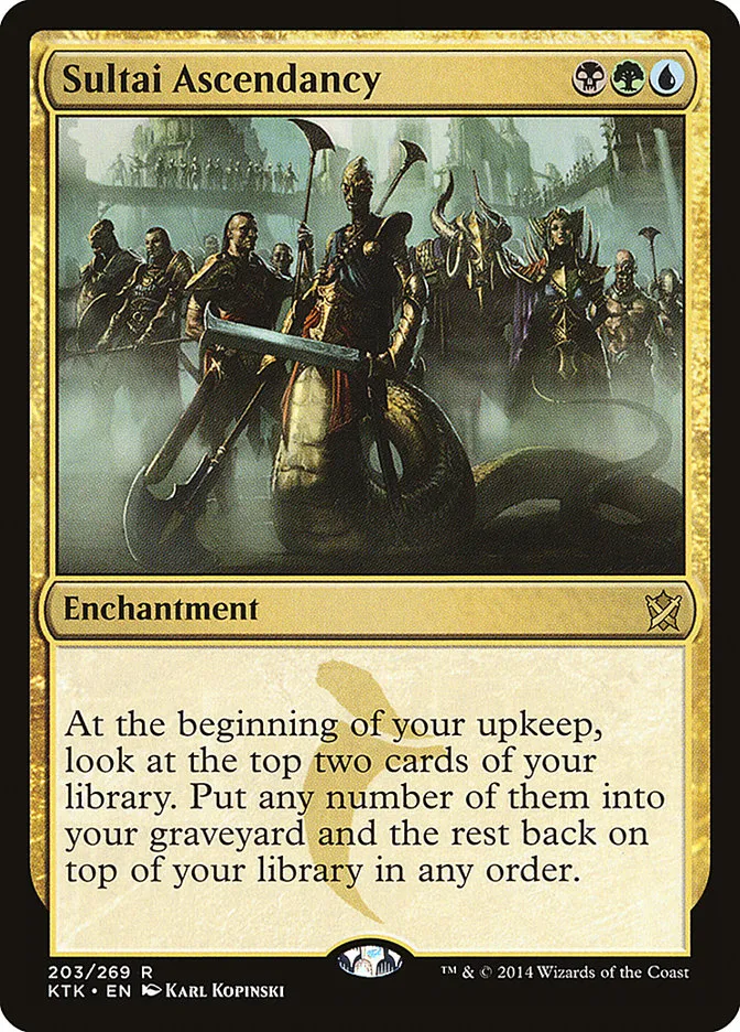 2014 Khans of Tarkir Sultai Ascendancy #203 rare card image