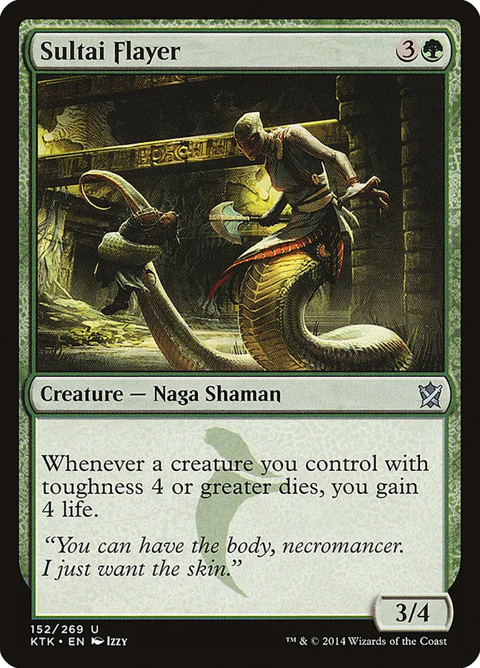 2014 Khans of Tarkir Sultai Flayer #152 uncommon card image