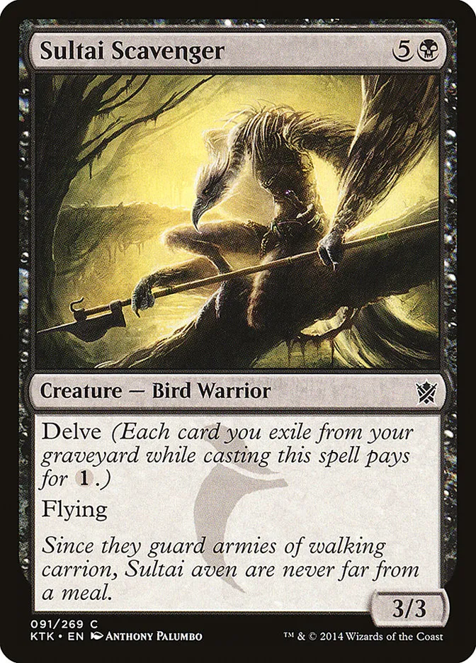 2014 Khans of Tarkir Sultai Scavenger #91 common card image
