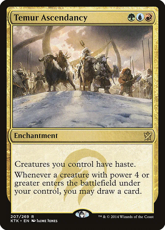 2014 Khans of Tarkir Temur Ascendancy #207 rare card image