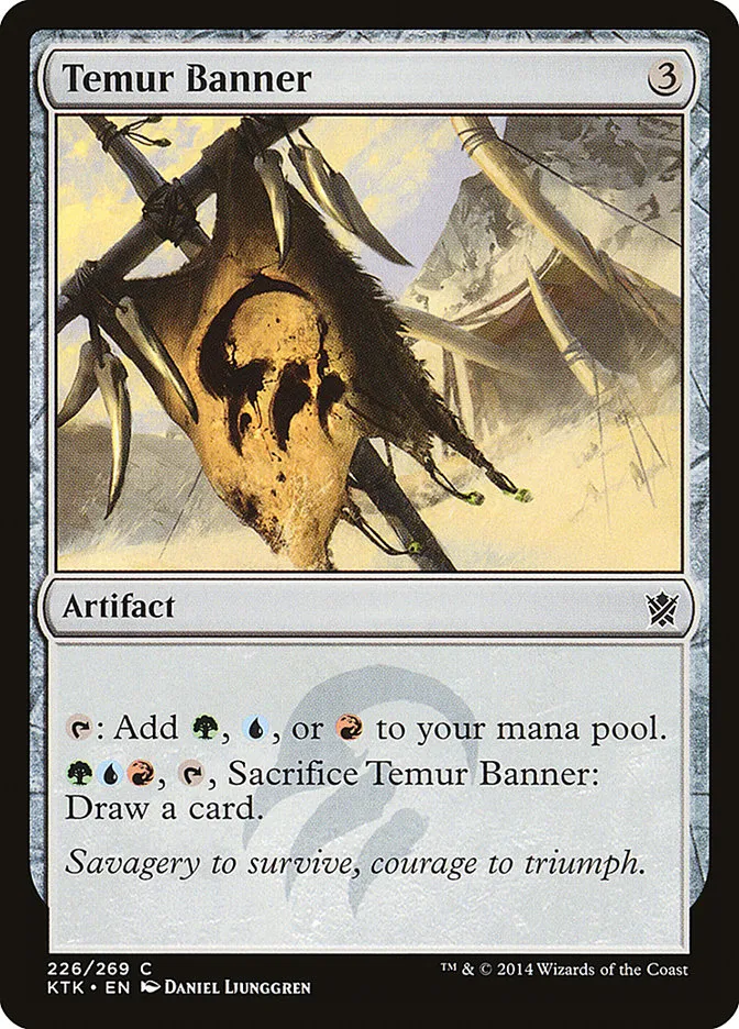 2014 Khans of Tarkir Temur Banner #226 common card image