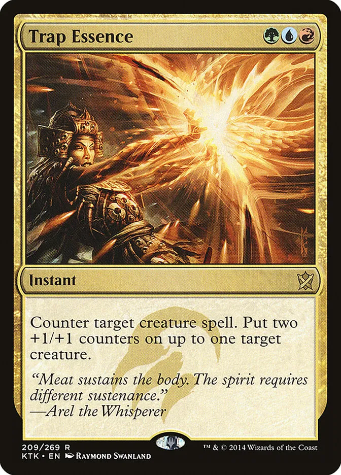 2014 Khans of Tarkir Trap Essence #209 rare card image