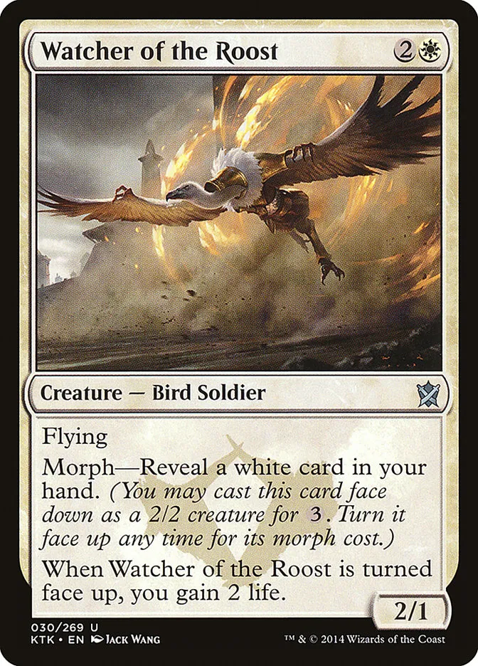 2014 Khans of Tarkir Watcher of the Roost uncommon #30 uncommon card image