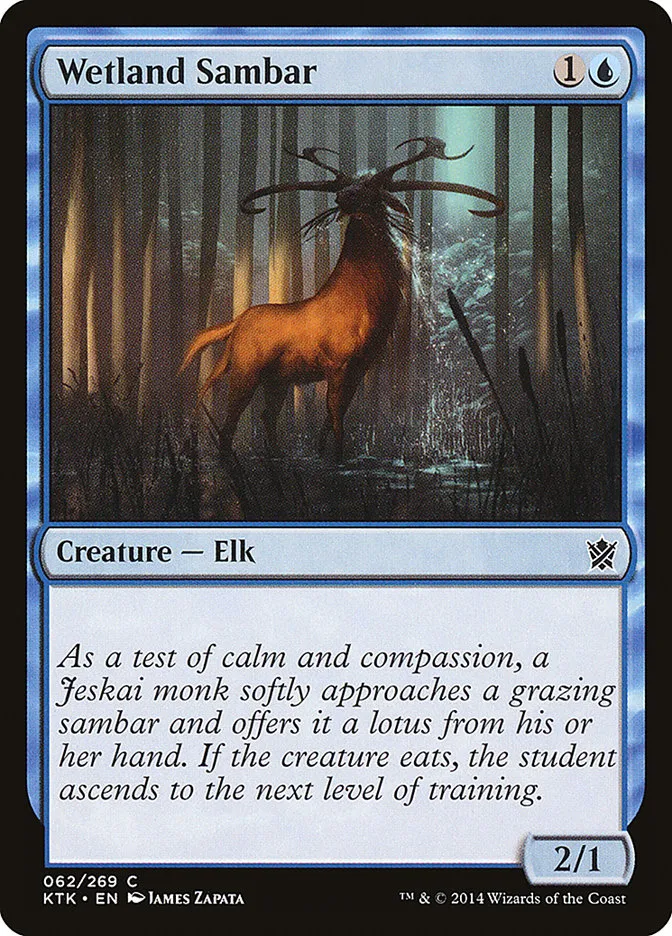 2014 Khans of Tarkir Wetland Sambar common #62 common card image