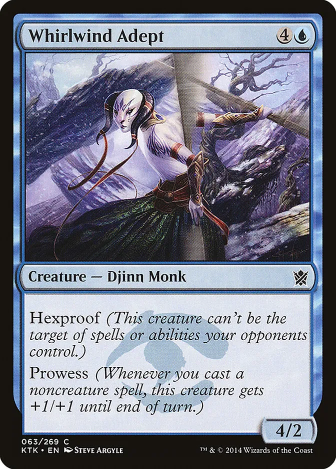2014 Khans of Tarkir Whirlwind Adept common #63 common card image