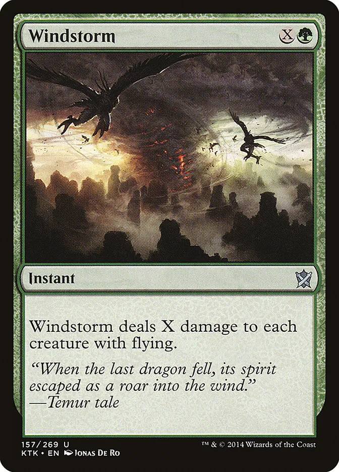 2014 Khans of Tarkir Windstorm #157 uncommon card image