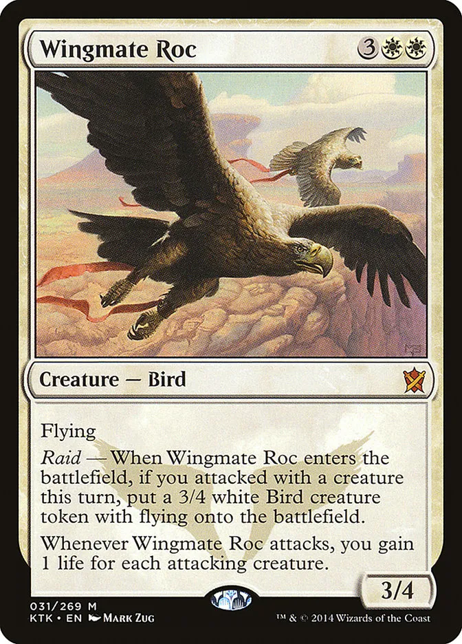 2014 Khans of Tarkir Wingmate Roc mythic #31 mythic card image