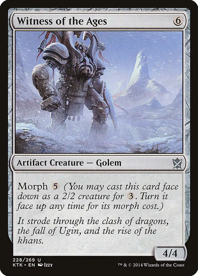 2014 Khans of Tarkir Witness of the Ages #228 uncommon card image
