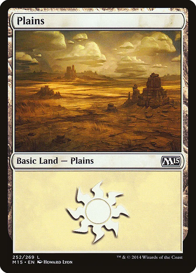 2014 Magic 2015 Plains common #252 common card image