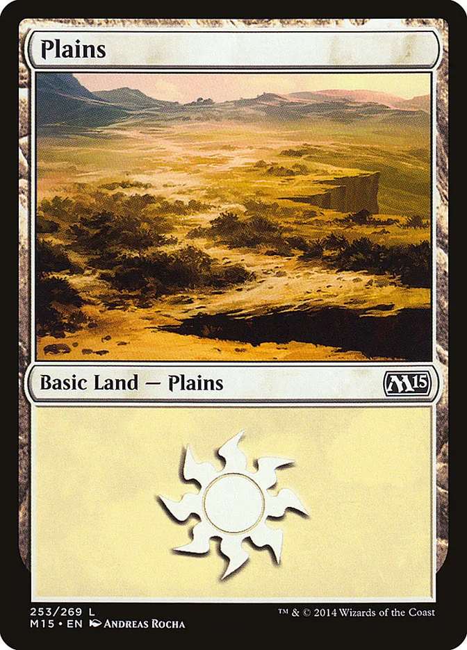 2014 Magic 2015 Plains common #253 common card image