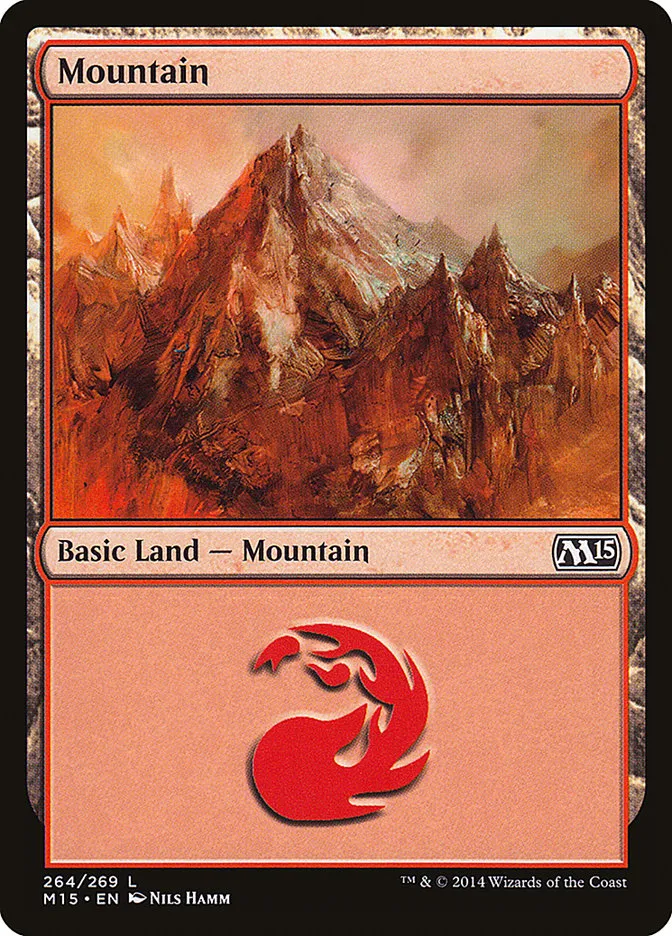 2014 Magic 2015 Mountain common #264 common card image