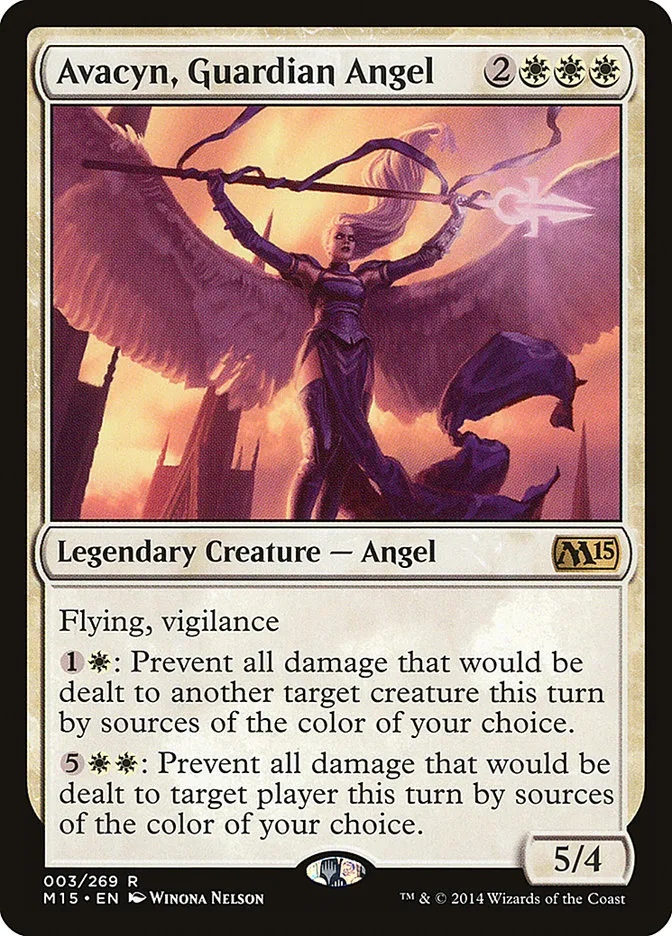 2014 Magic 2015 Avacyn, Guardian Angel #3 rare card image
