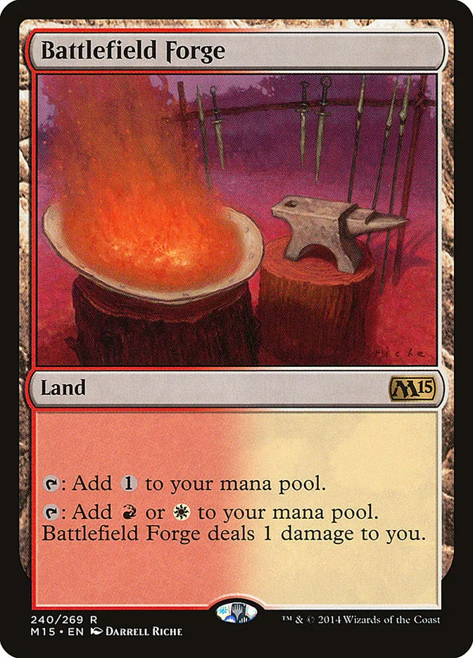 2014 Magic 2015 Battlefield Forge rare #240 rare card image