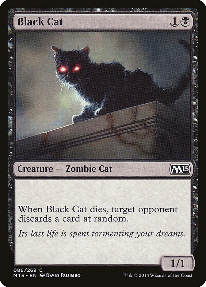 2014 Magic 2015 Black Cat common #86 common card image
