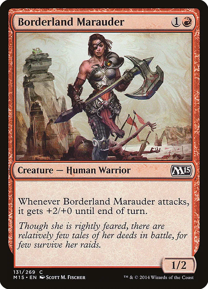 2014 Magic 2015 Borderland Marauder common #131 common card image