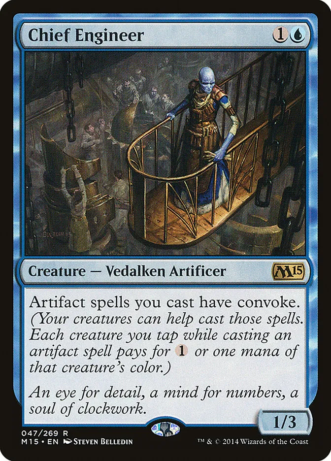 2014 Magic 2015 Chief Engineer rare #47 rare card image