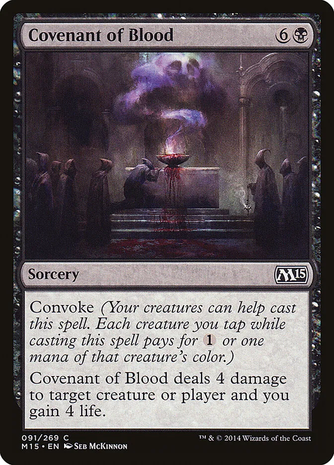2014 Magic 2015 Covenant of Blood #91 common card image