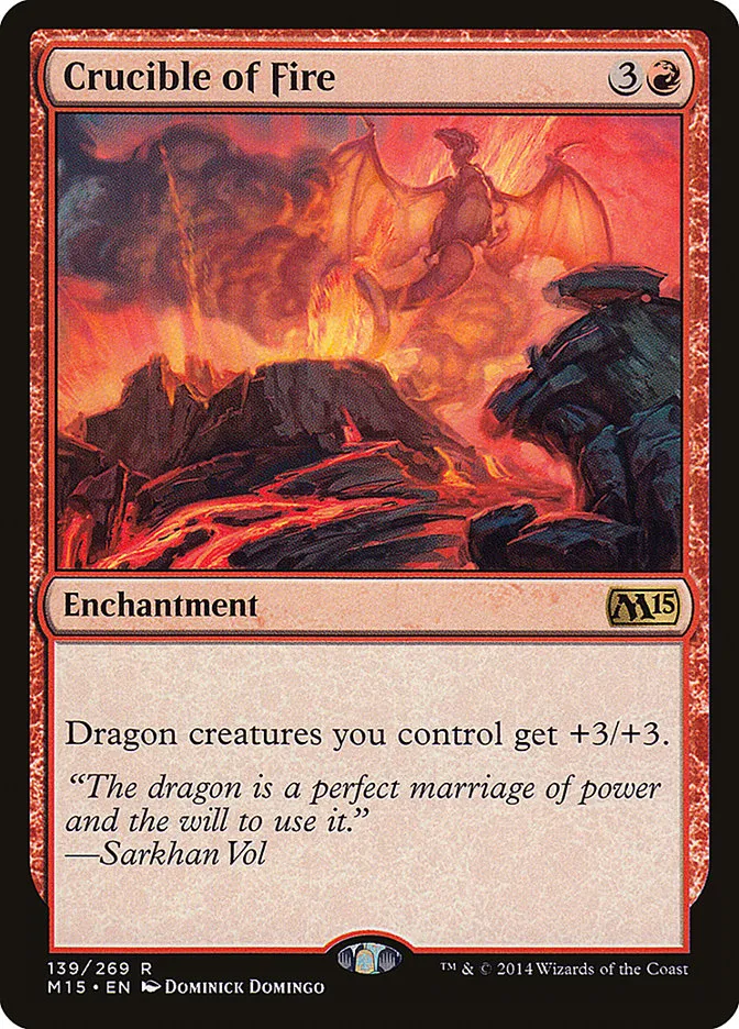 2014 Magic 2015 Crucible of Fire #139 rare card image