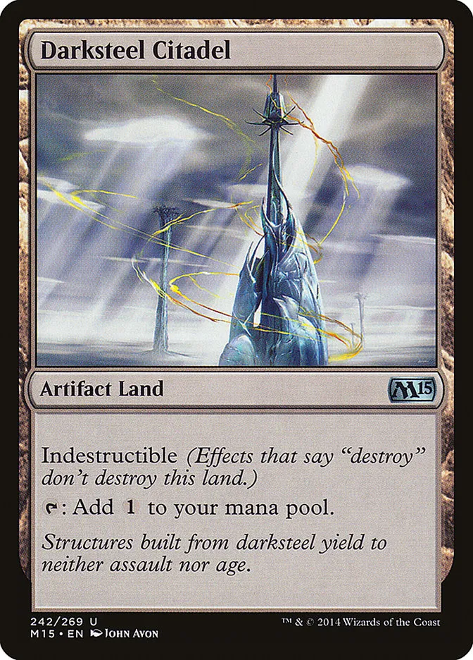 2014 Magic 2015 Darksteel Citadel #242 uncommon card image