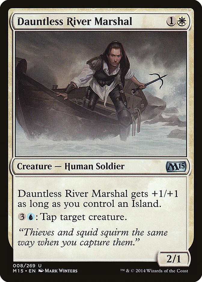 2014 Magic 2015 Dauntless River Marshal uncommon #8 uncommon card image
