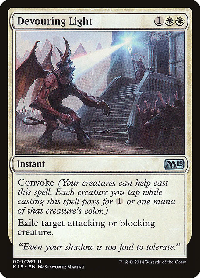 2014 Magic 2015 Devouring Light uncommon #9 uncommon card image