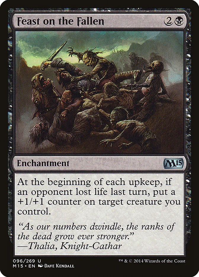 2014 Magic 2015 Feast on the Fallen uncommon #96 uncommon card image