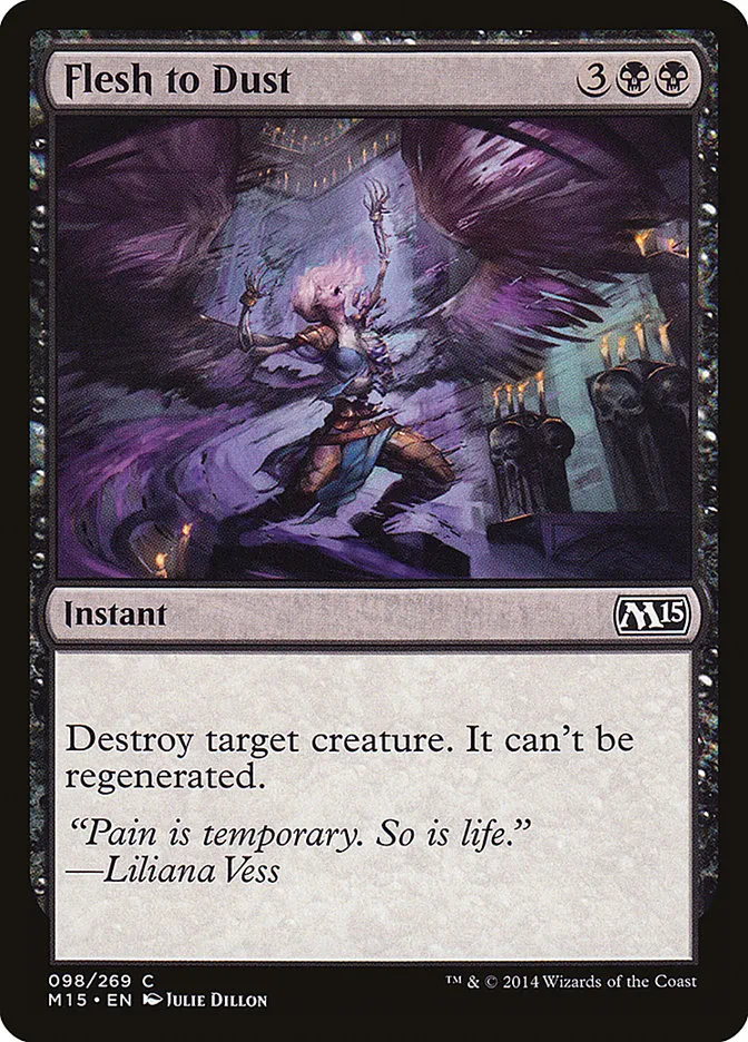 2014 Magic 2015 Flesh to Dust common #98 common card image