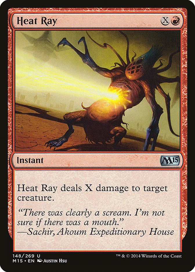 2014 Magic 2015 Heat Ray uncommon #148 uncommon card image