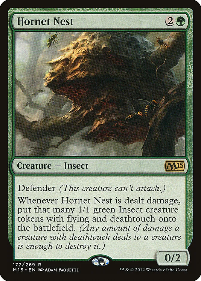 2014 Magic 2015 Hornet Nest #177 rare card image
