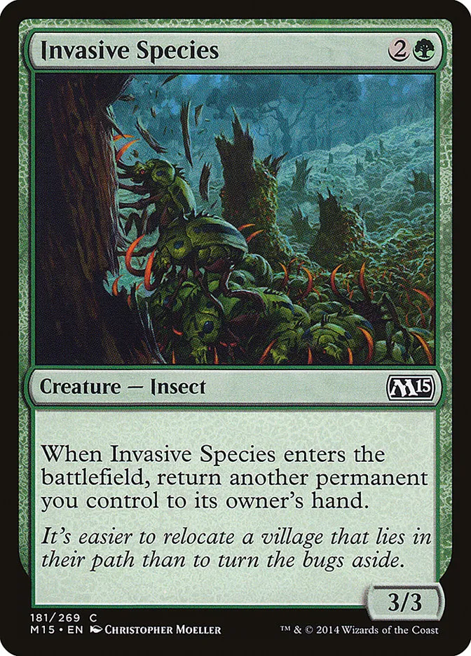 2014 Magic 2015 Invasive Species common #181 common card image